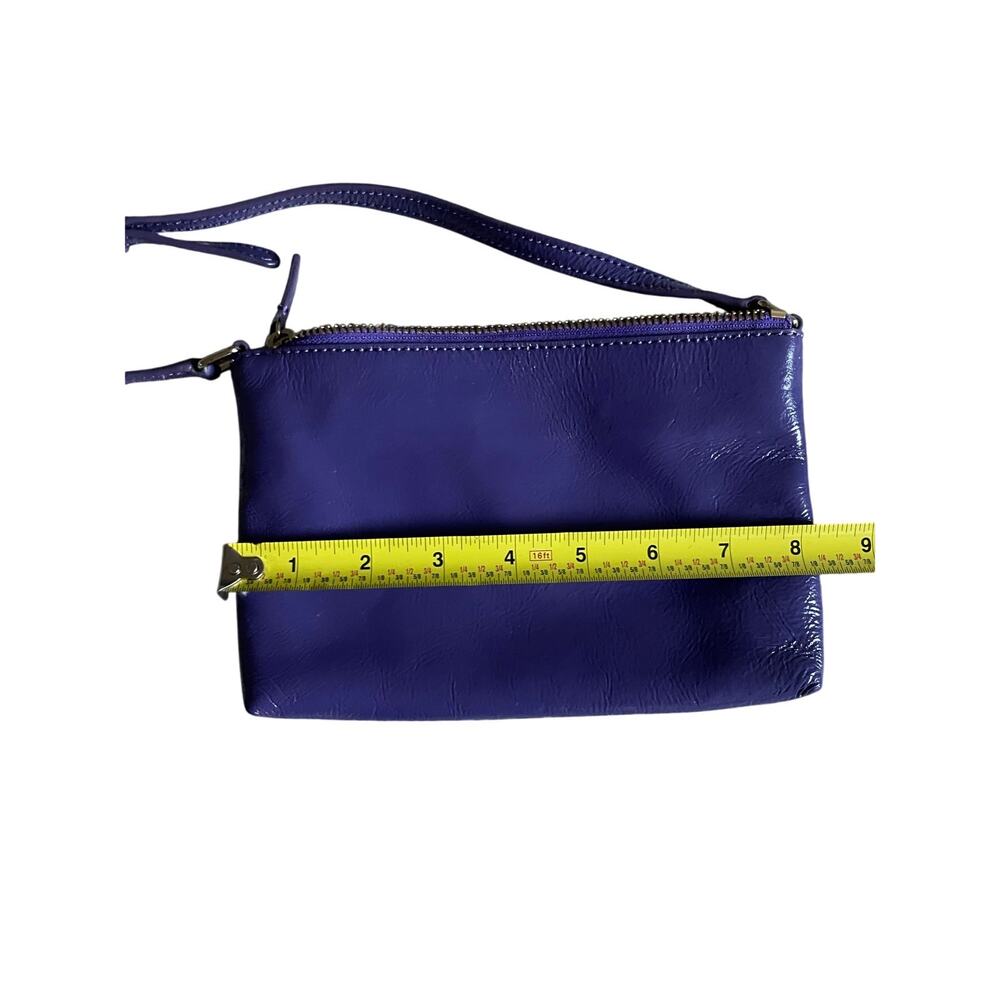 Cole Haan Womens/Teen Crossbody Vivid Purple Purse 5x8 inches Gold accents - Picture 7 of 9